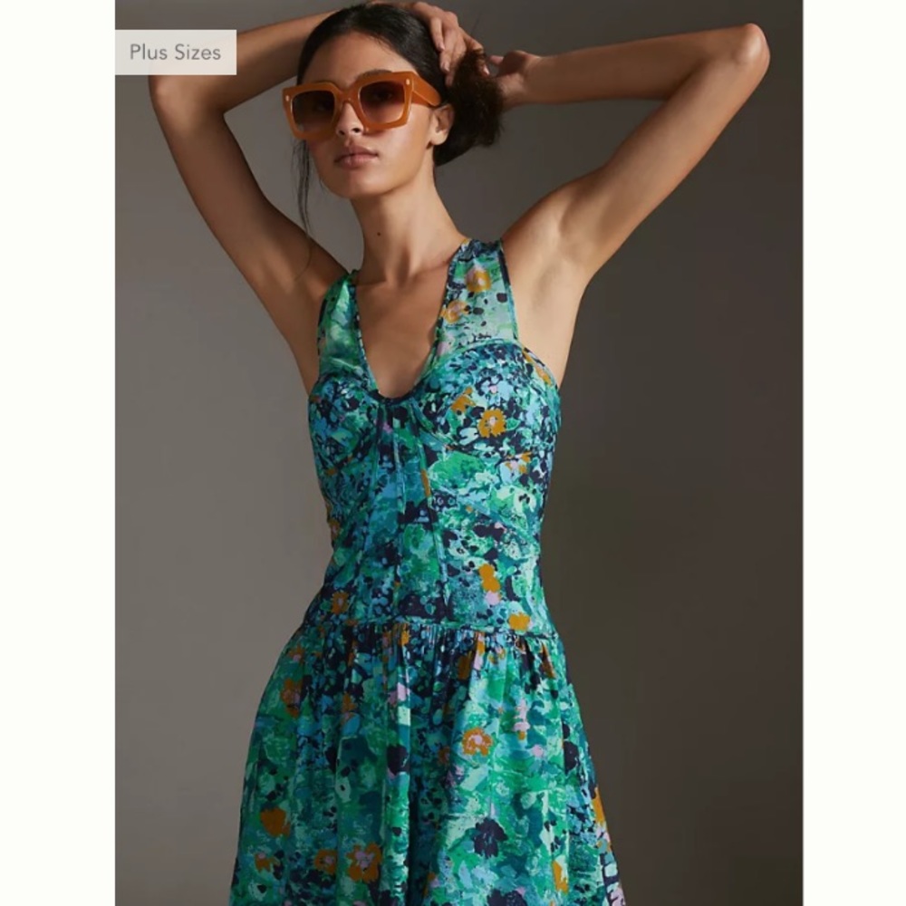 By Anthropologie Corset Mini Dress